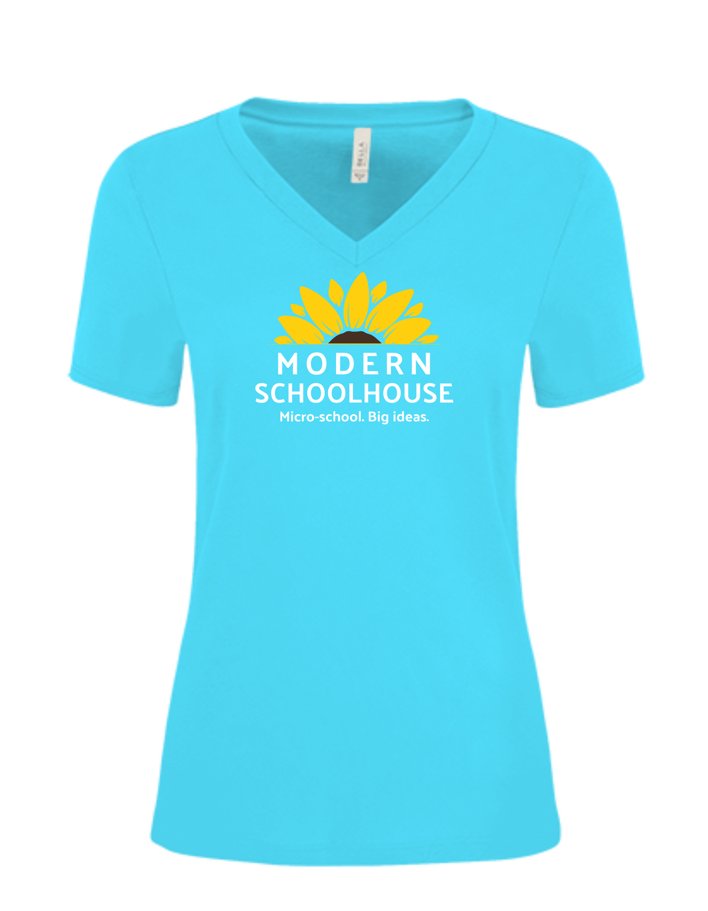 Modern Schoolhouse Adult V-Neck Tee