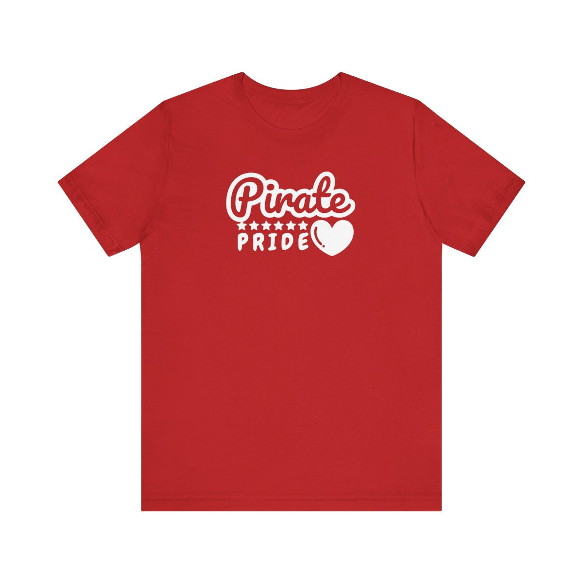Team School Pride Pirate Heart Tee