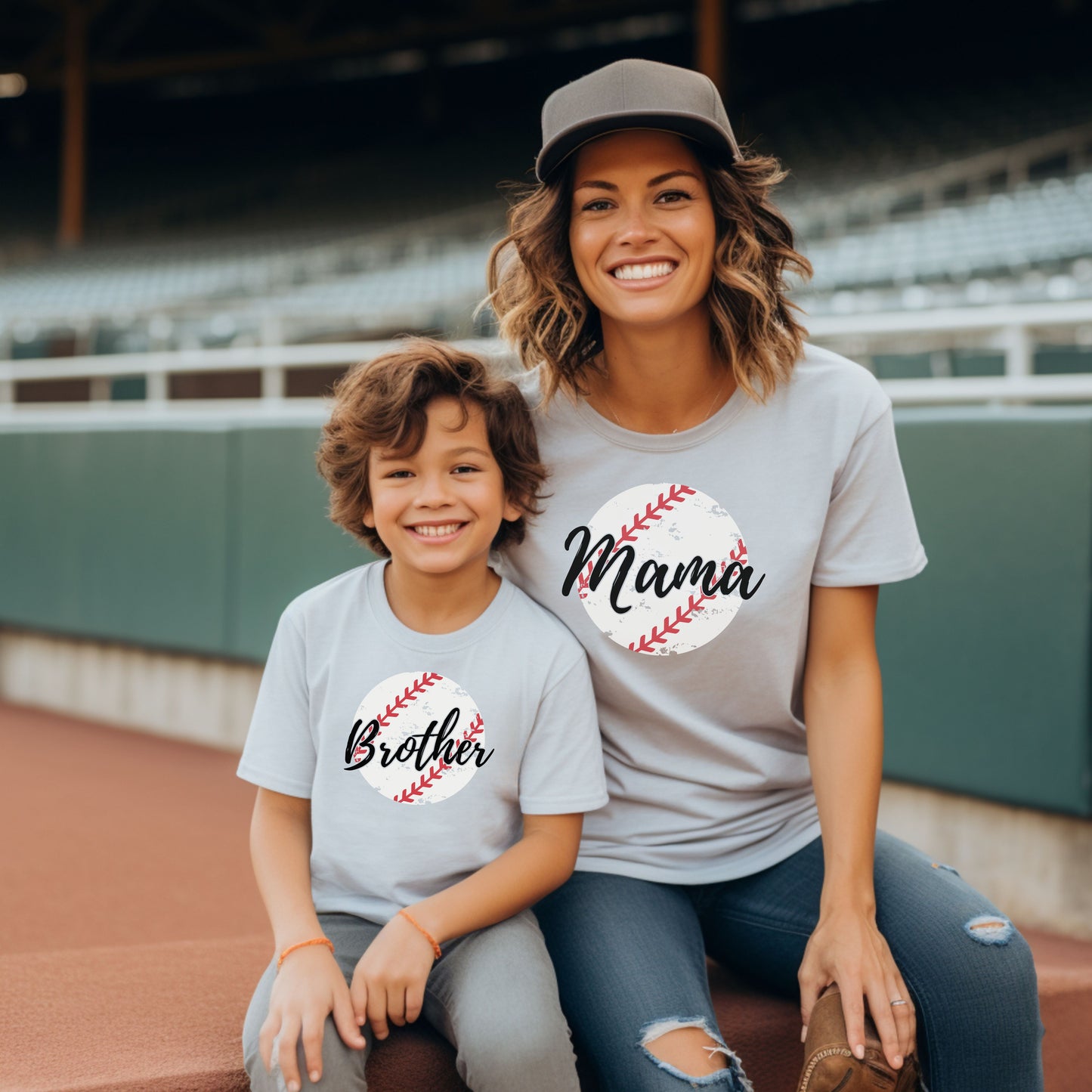 Baseball Mama Sports Vintage Style Shirt
