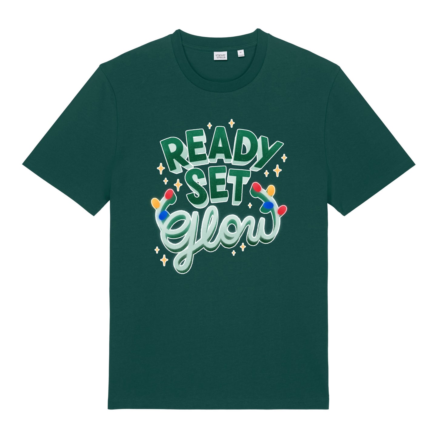 Christmas Unisex You Ready Set Glow Midweight  Tee