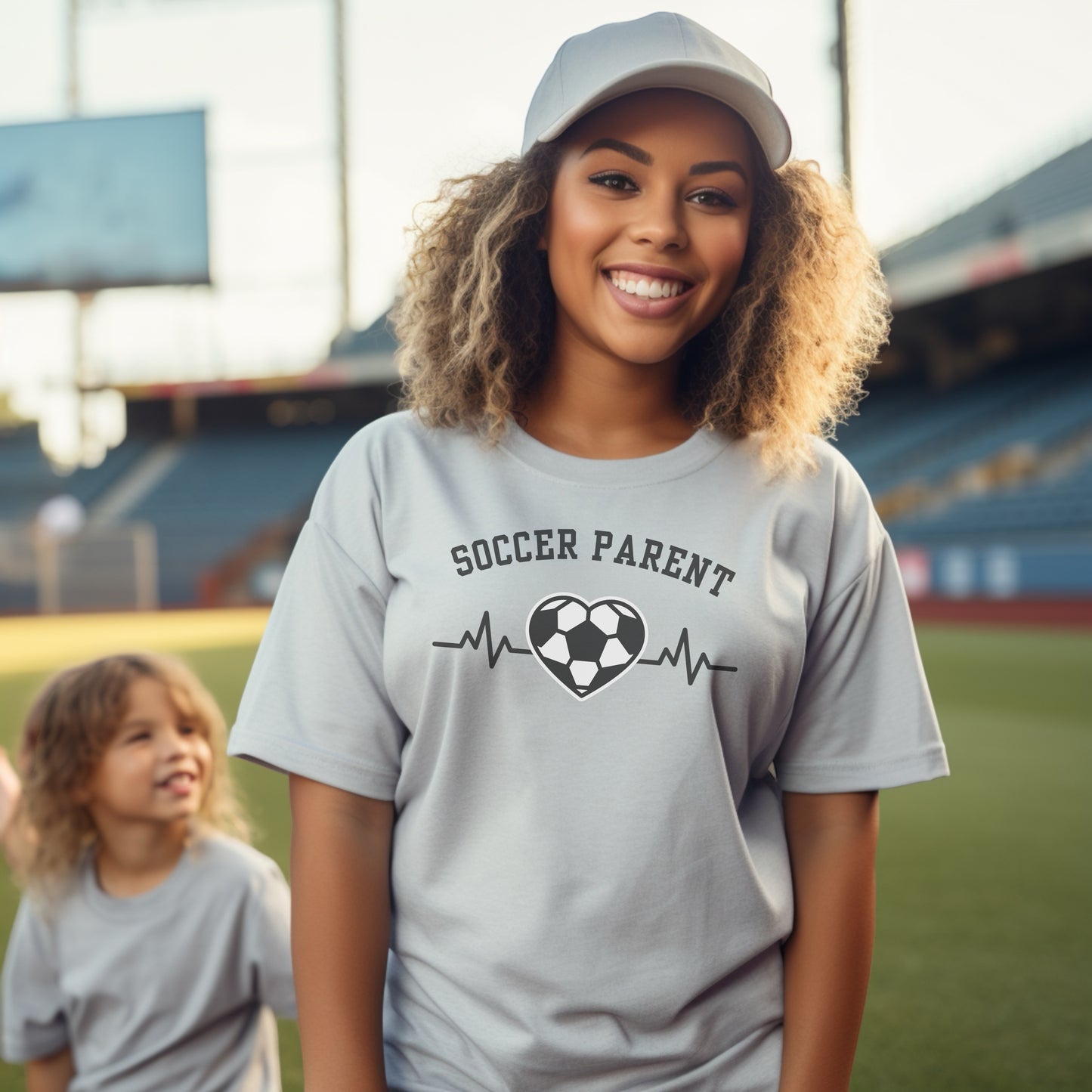 Soccer Parent Sports Heartbeat Shirt