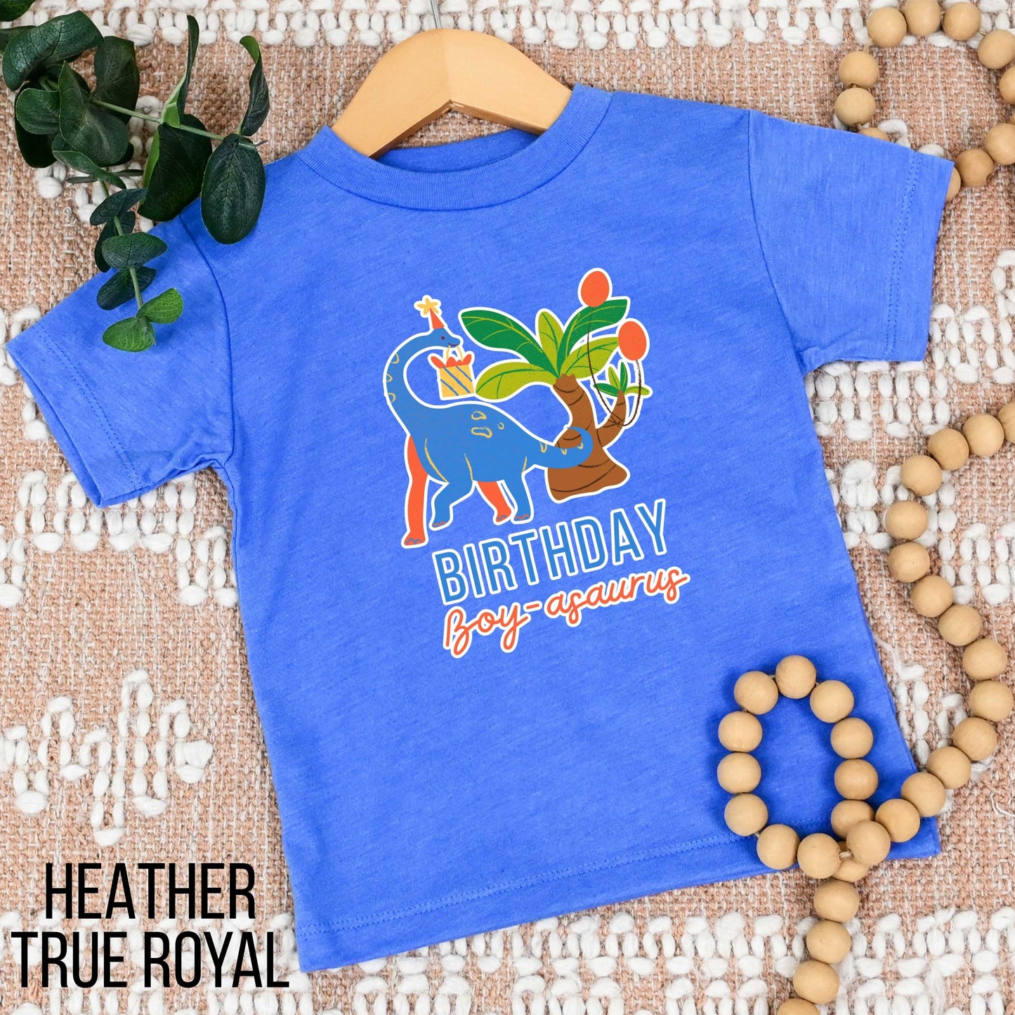 Birthday Boy Boyasaurus Youth Toddler Infant  Short Sleeve Tee