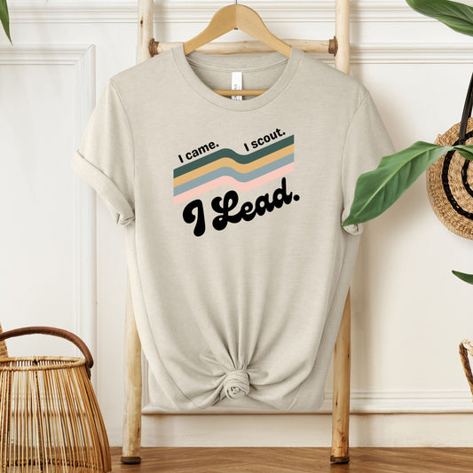 I Came I Scout I Lead Girl Scout Adult/Youth Tee