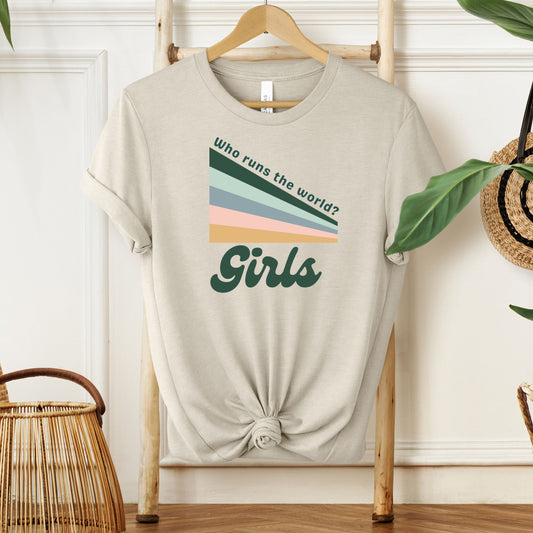 Who Runs the World Girl Scout Adult/Youth Tee