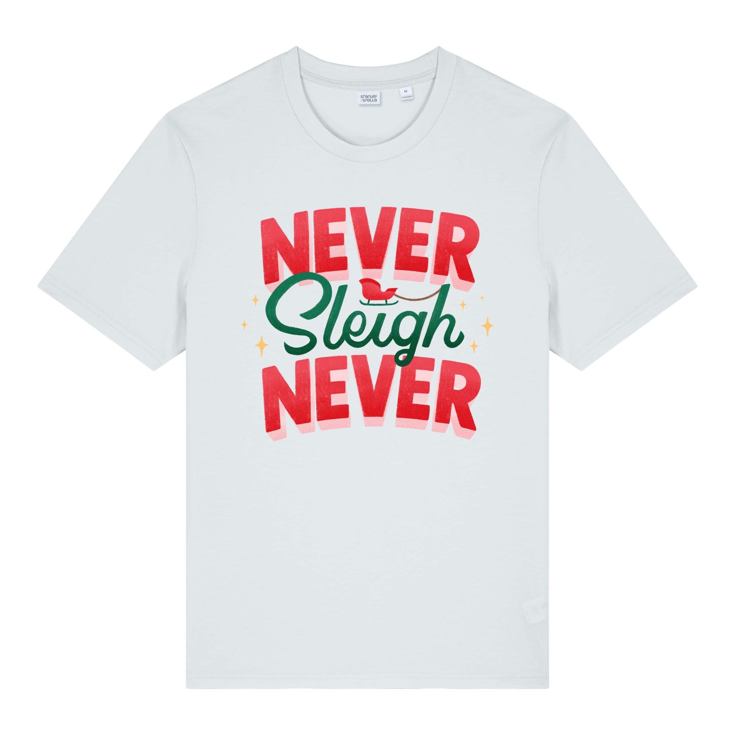 Christmas Unisex Never Sleigh Never Midweight  Tee