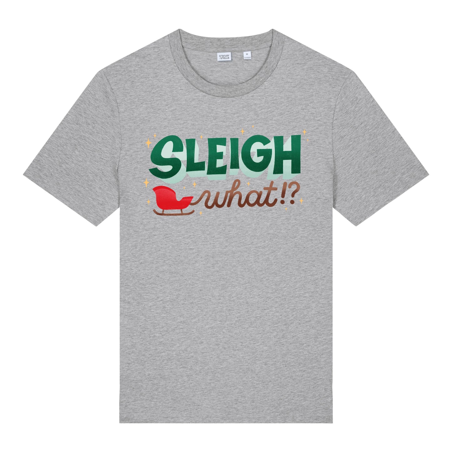Christmas Unisex Sleigh What? Midweight Tee