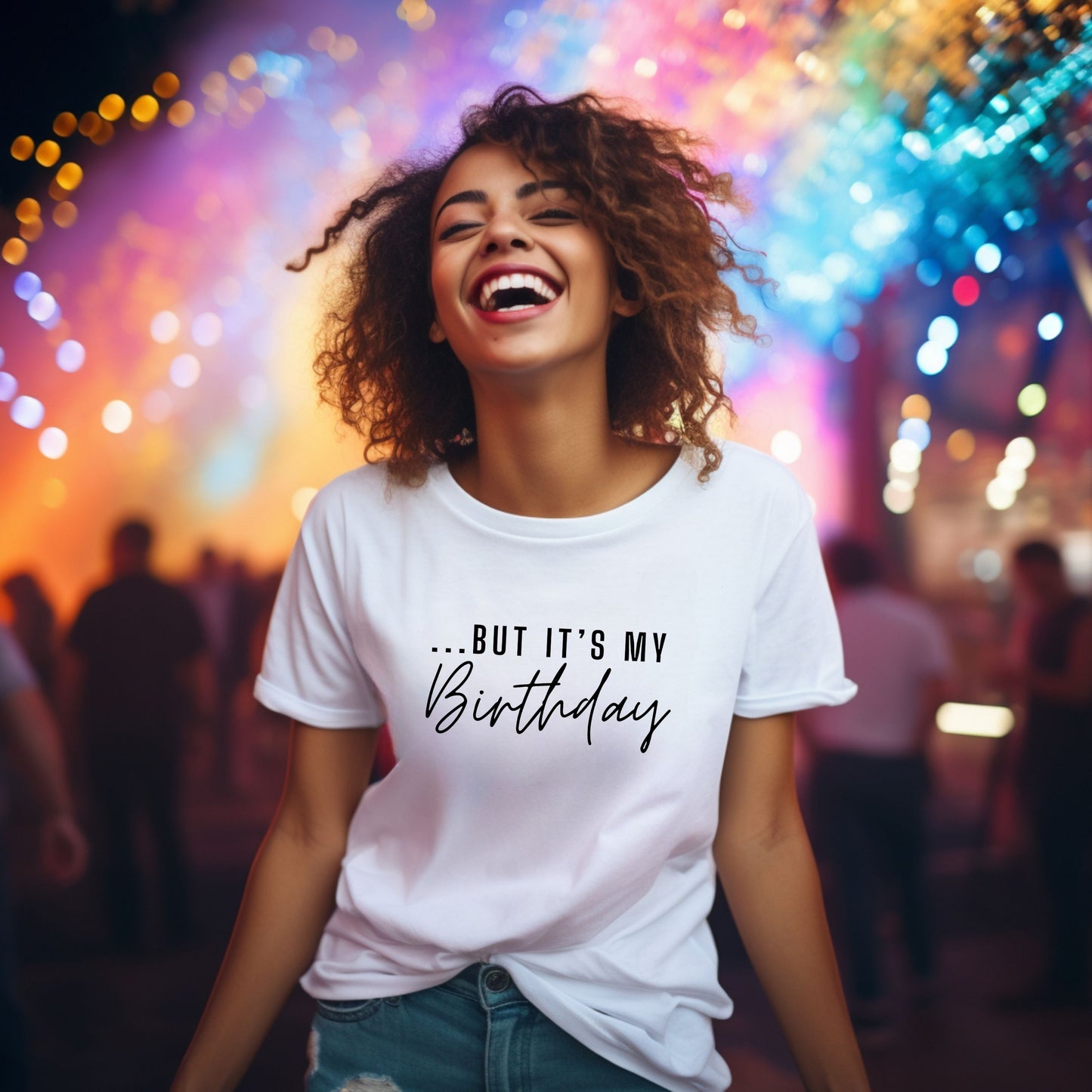 Women's but it’s my Birthday Midweight  Tee