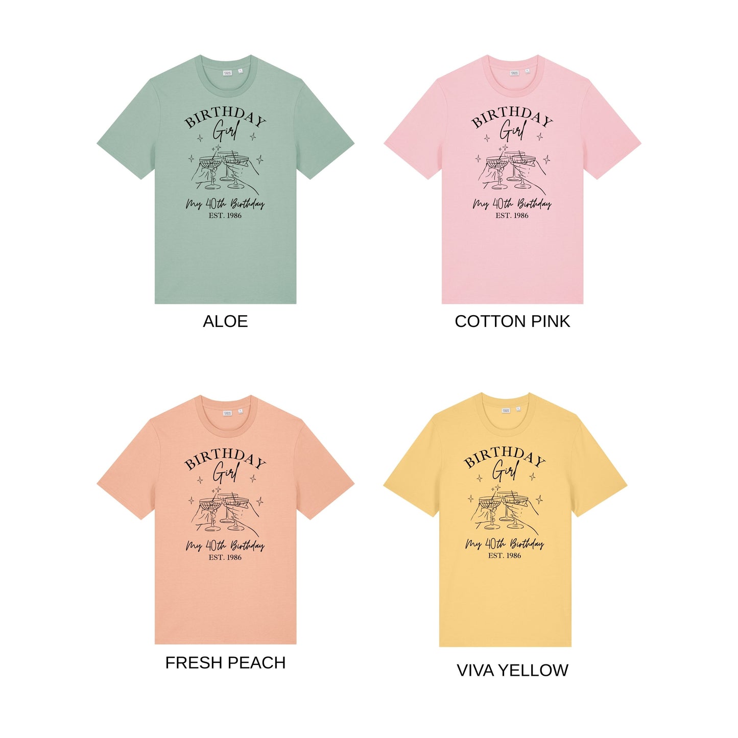 Women's Birthday Girl Cheers Customizable Midweight  Tee