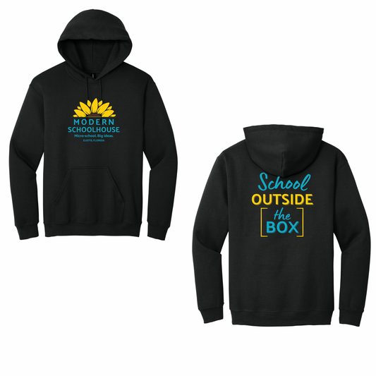 Modern Schoolhouse Two Sided Hooded Sweatshirt