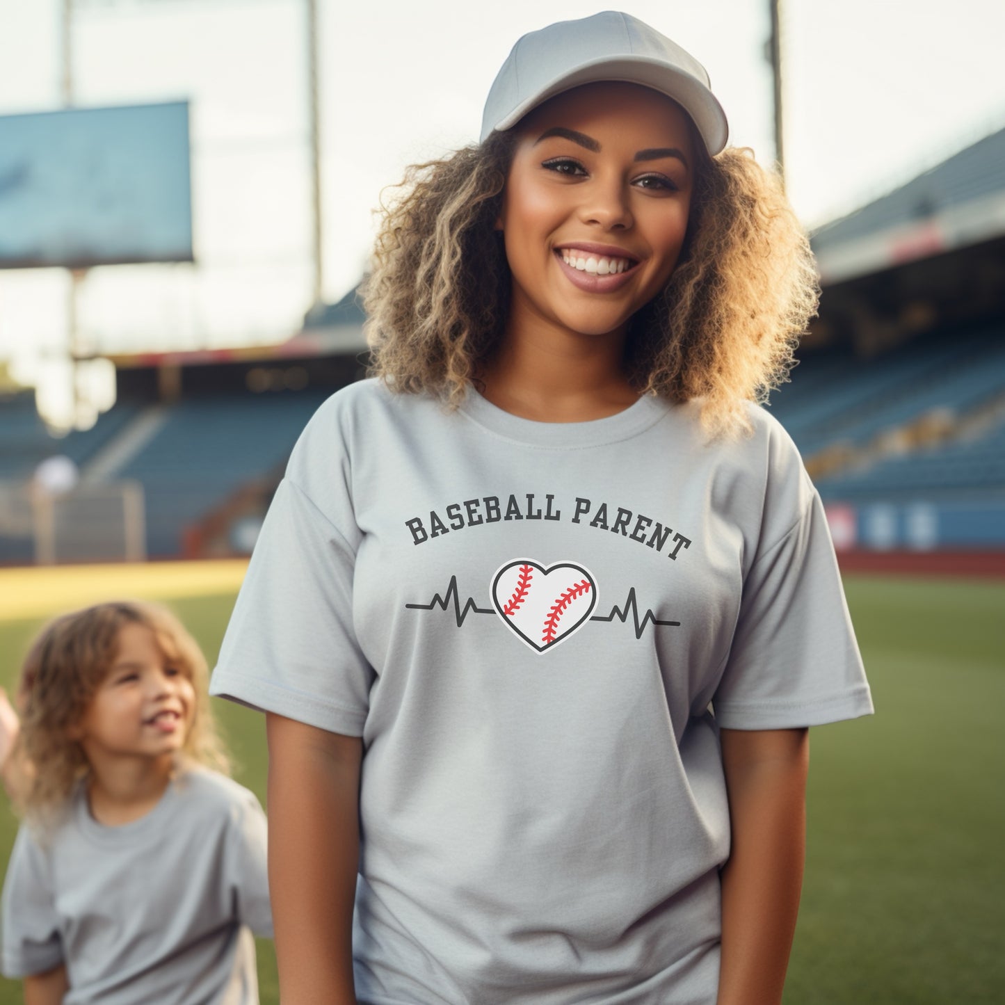 Baseball Parent Sports Heartbeat Shirt