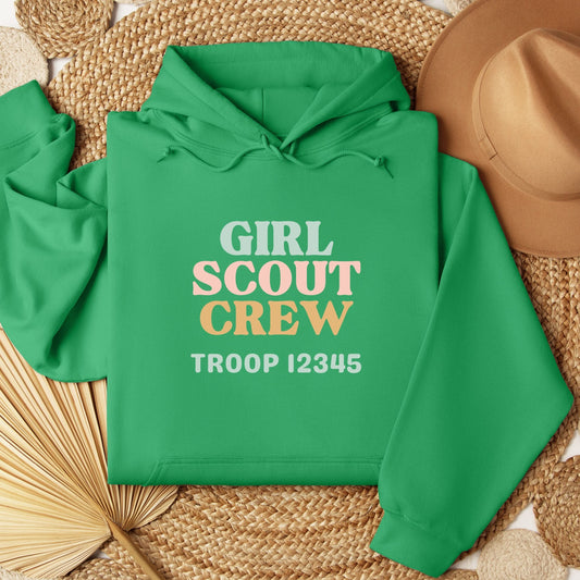 Girl Scout Crew Customizable Troop Youth/Adult Hoodie