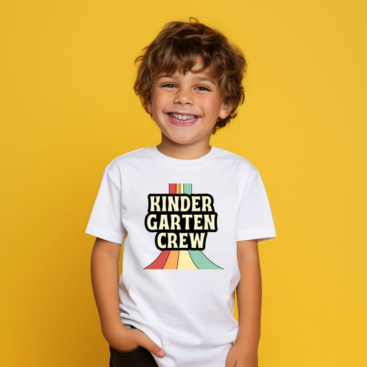 Retro Rainbow Customizable Grade Short Sleeve Youth and Adult Tee