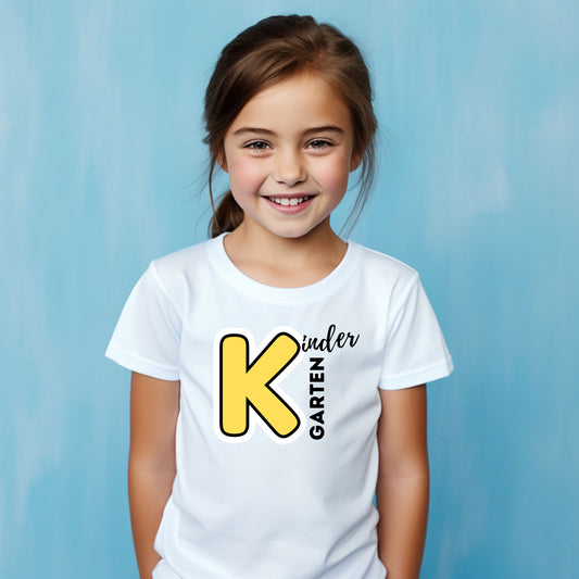 Outlined Number Customizable Grade Short Sleeve Youth and Adult Tee