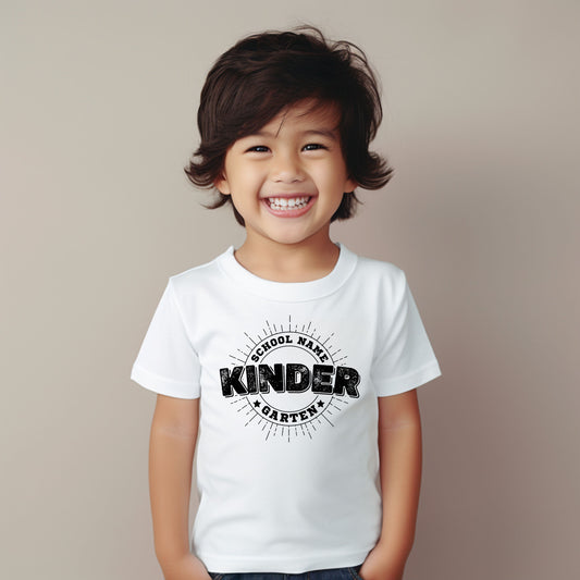 Distressed Customizable Grade Short Sleeve Youth and Adult Tee