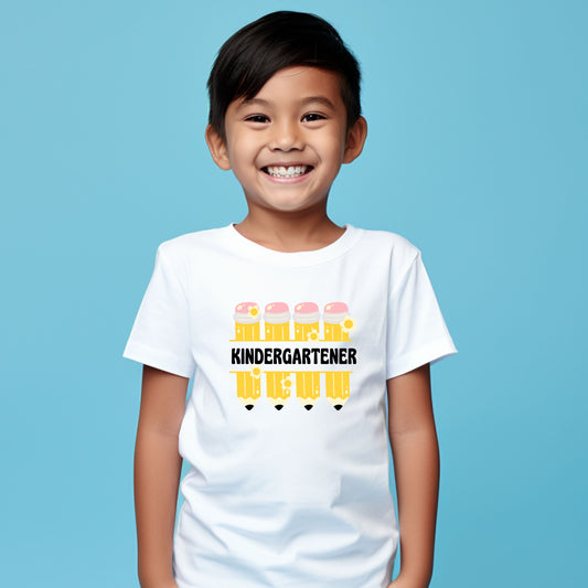 Retro Pencil Customizable Grade Short Sleeve Youth and Adult Tee