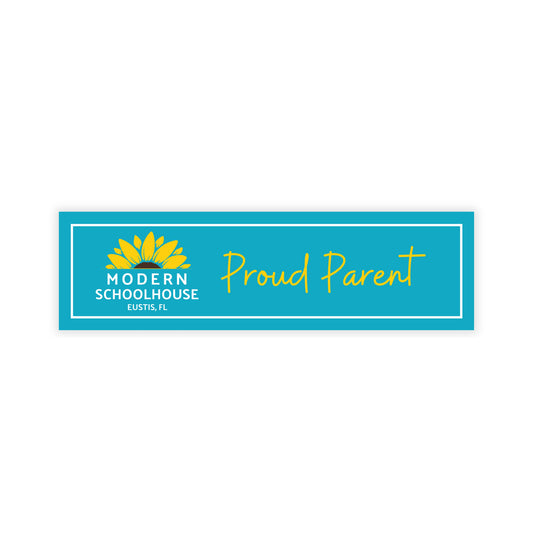 Modern Schoolhouse Bumper Sticker