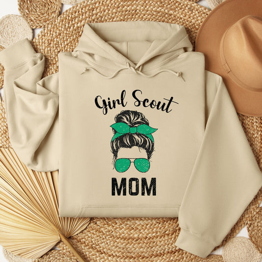 Distressed Girl Scout Mom Youth/Adult Hoodie