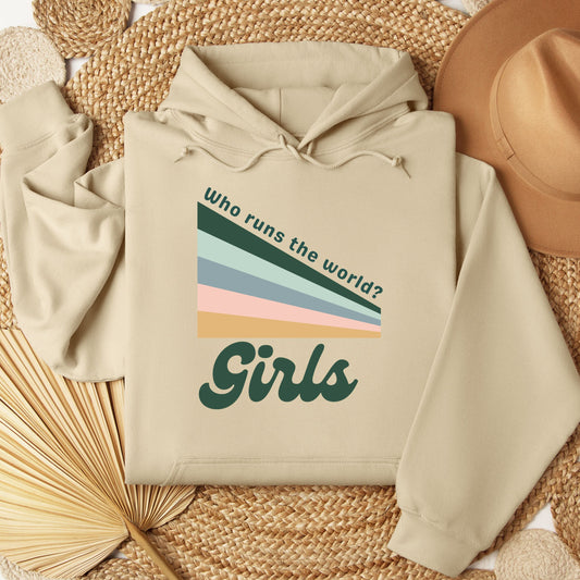 Who Runs the World  Girl Scout Youth/Adult Hoodie
