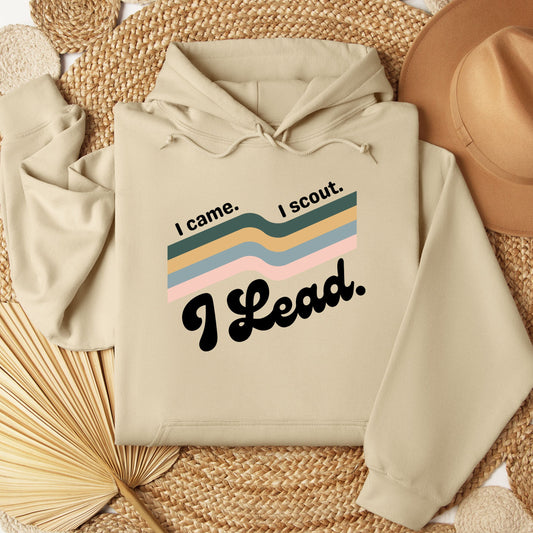 I Came I Scout I Lead Girl Scout Youth/Adult Hoodie