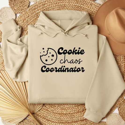 Distressed Girl Scout Cookie Chaos Coordinator Youth/Adult Hoodie