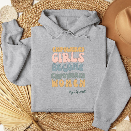 Empowered Girls Become Empowered Women Girl Scout Youth/Adult Hoodie
