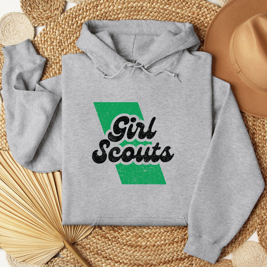 Distressed Girl Scout Sash Youth/Adult Hoodie