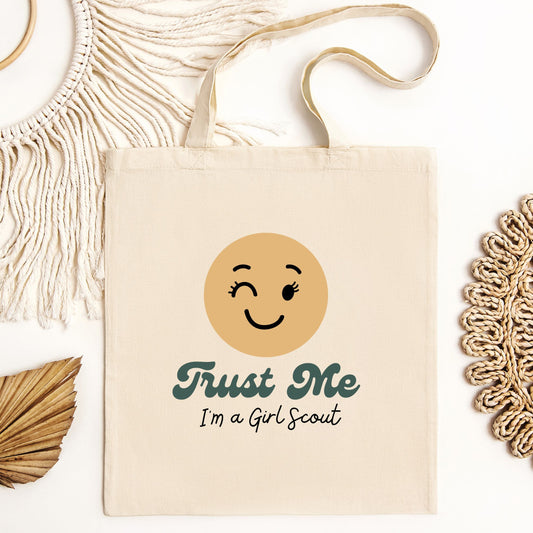 Trust Me I'm a Girl Scout Eco Blend Canvas Tote Bag