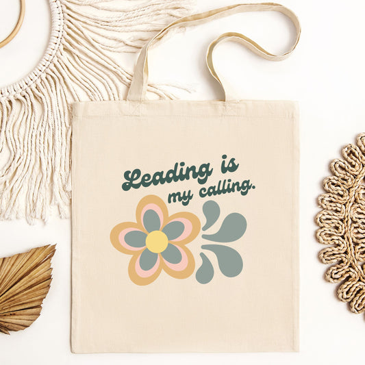 Leading is my Calling Girl Scout Eco Blend Canvas Tote Bag