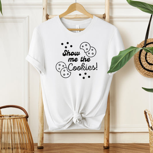 Distressed Show Me the Cookies Girl Scout Adult/Youth Tee