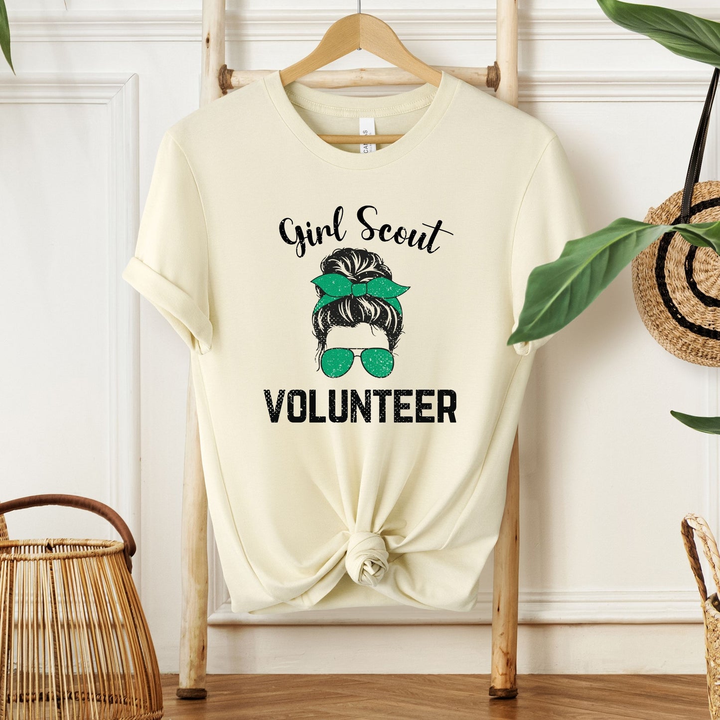 Distressed Girl Scout Volunteer Adult/Youth Tee