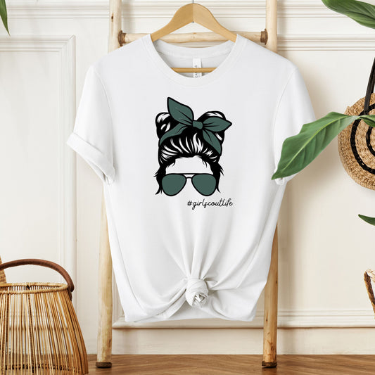 Girl Scout Messy Bun Adult/Youth Tee